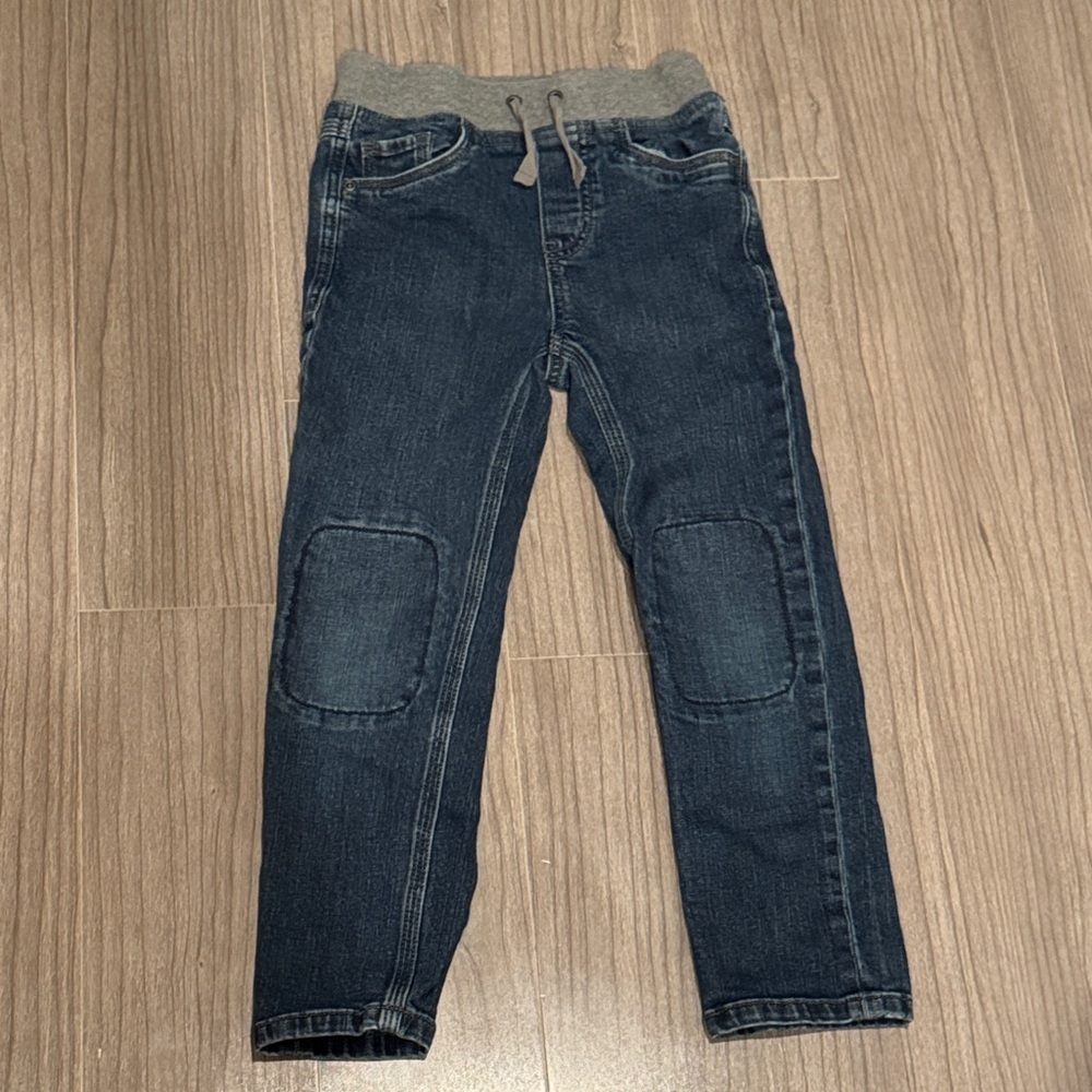 Hanna Anderson Kids Denim Pants with Knee Patches - Comfortable and Durable